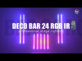Light4Me Deco Bar 24 RGB IR WH LED-bar + fjernkontroll