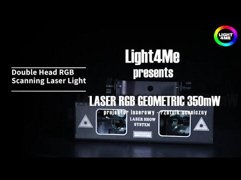 Light4Me Laser RGB geometrisk 350mW