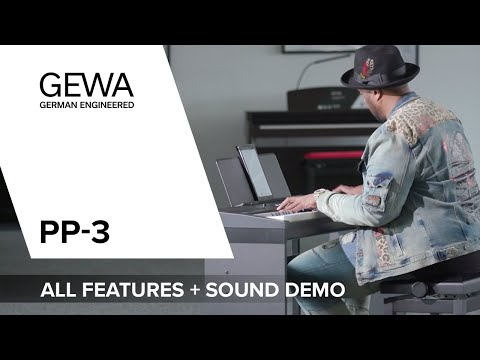 GEWA bærbart piano PP-3 - PP-3 uten stativ