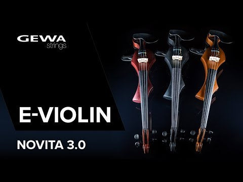 GEWA E-fiolin Novita 3.0 - Gold-brown (med Wittner skulderstøtte)