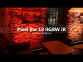 LIGHT4ME PIXEL BAR 18 RGBW IR LED-bar + fjernkontroll