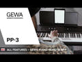 GEWA bærbart piano PP-3 - PP-3 uten stativ