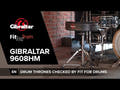 Gibraltar trommestol 9000-serien - 9608HM