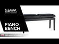 GEWA pianokrakk Deluxe Double - Valnøtt matt
