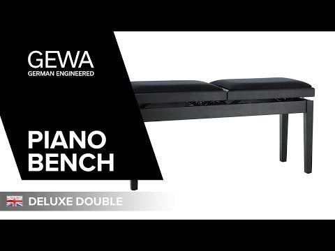 GEWA pianokrakk Deluxe Double - Valnøtt matt