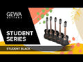 GEWA klassisk gitar Student svart - 3/4 størrelse svart