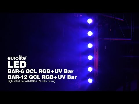 EUROLITE LED BAR-6 QCL RGB+UV lyslist