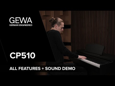 GEWA digitalpiano CP510 - svart matt