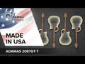 Adamas E-akustisk Gitarer 2087GT Deep Contour cutaway - Reverse beige burst (2087GT-7-G)