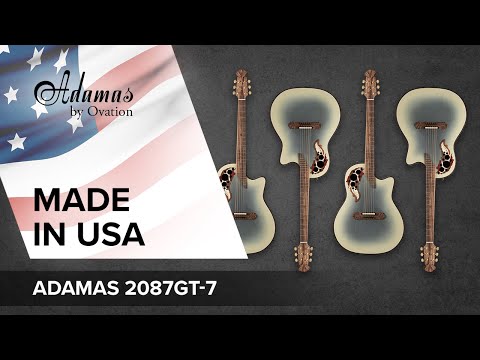 Adamas E-akustisk Gitarer 2087GT Deep Contour cutaway - Reverse beige burst (2087GT-7-G)