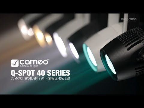 Cameo Q-SPOT 40 WW WH - Kompakt spot med 40 W WW LED i hvit finish