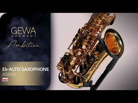 GEWA Ambition AS650 Eb-altsaksofon, gullakk