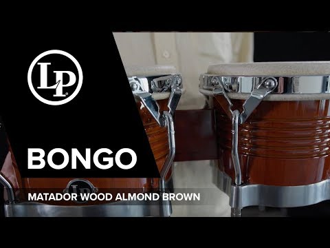 Latin Perkusjon Bongo Matador Wood - Mandelbrun (M201-ABW)