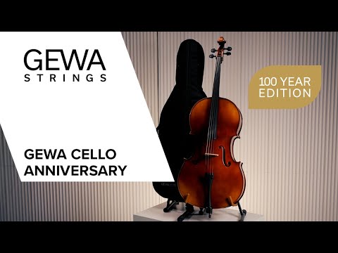 GEWA Anniversary cello 1/4, satt opp med bue, veske og kolofonium