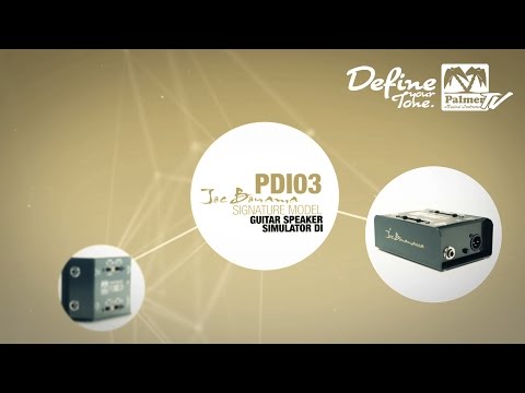 Palmer PDI 03 JB - Joe Bonamassa signaturmodell gitarhøyttalersimulator-DI