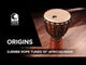 Toca Djembe Origins-serien - Stammemaske (TODJ-10TM)