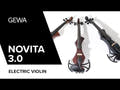 GEWA E-fiolin Novita 3.0 - Gold-brown (med Wittner skulderstøtte)