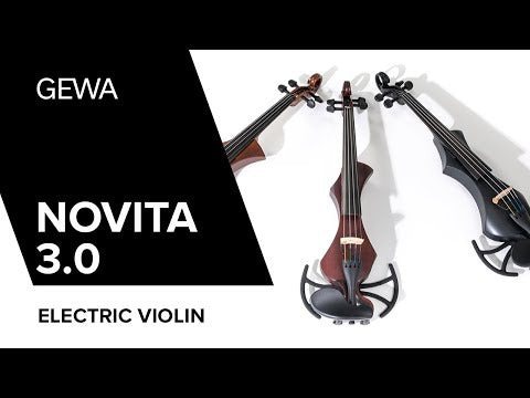 GEWA E-fiolin Novita 3.0 - Gold-brown (med Wittner skulderstøtte)