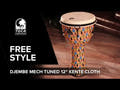Toca Djembe Freestyle mekanisk stemt - Fiesta (SFDMX-12F)