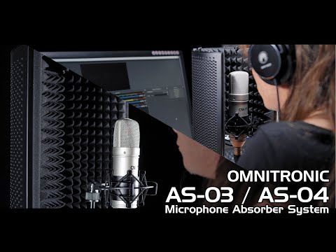 OMNITRONIC AS-03 Mikrofonabsorbentsystem, sammenleggbart