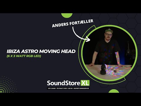 Ibiza Astro Moving Head (6x3 watt)