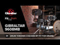 Gibraltar trommekrakk 9000-serien - 9608MB