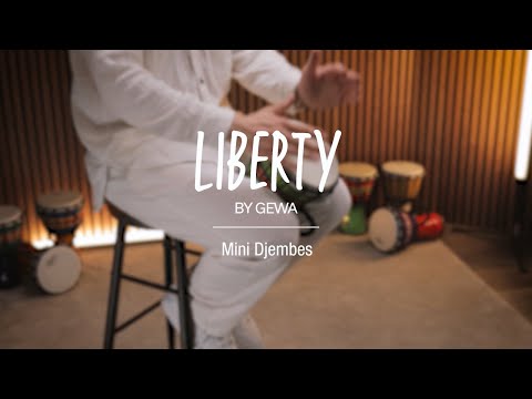 GEWA Djembe Liberty-serien tau-stemt - 7" Oransje