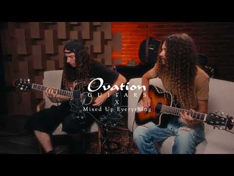 Ovation E-Acoustic Guitar Pro Series Custom Balladeer Deep Contour - Vintage Burst (2762BL-VB-G)