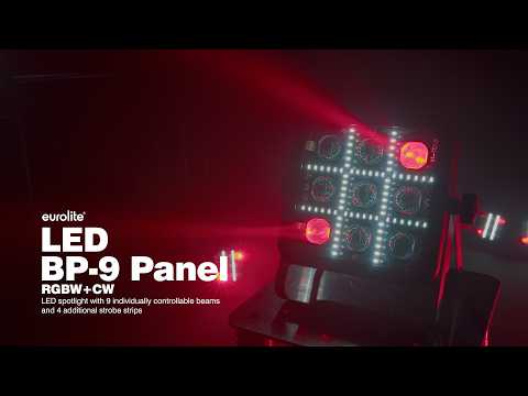EUROLITE LED BP-9-panel RGBW+CW