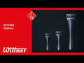 Wittner strengeholder til fiolin 1/4, 4 finstemmere, rosentrelook