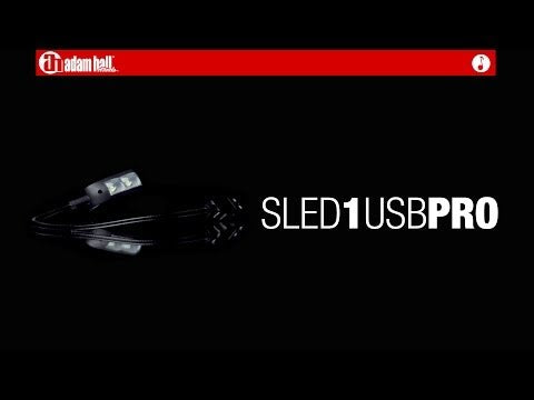 Adam Hall Stands SLED 1 USB PRO - USB-svanehalslampe med 2 LED-er