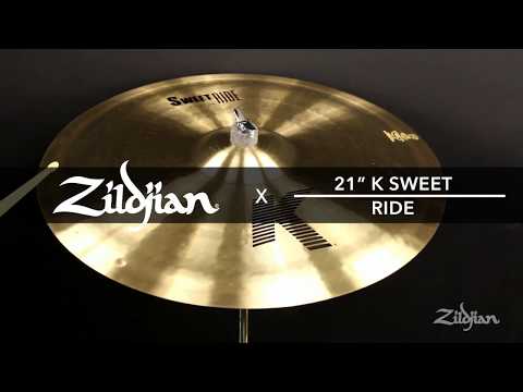 Zildjian 21" K Sweet Ride cymbal