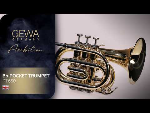 GEWA Ambition PT650 Bb-lommetrompet, klarlakk