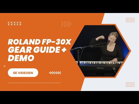 Roland FP-30X digitalpiano (svart)