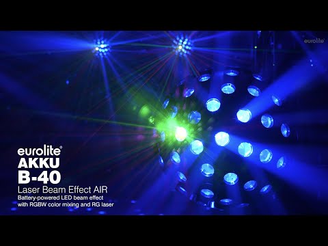 EUROLITE AKKU B-40 Laser Beam Effect AIR hvit