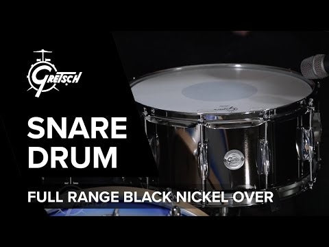 Gretsch 14x6,5" Full Range Black Nickeltrommel