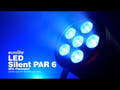 EUROLITE LED Silent Par 6 QCL gulv bk