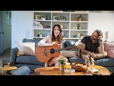 Yamaha Storia III Western gitar (sjokoladebrun)