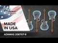 Adamas E-akustisk Gitarer 2087GT Deep Contour cutaway - Reverse blå burst (2087GT-8-G)