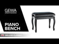 GEWA pianokrakk Deluxe Classic - Kirsebær matt