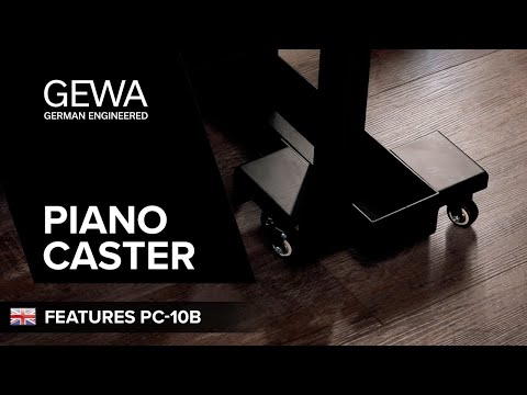 GEWA pianohjul PC-10B - par