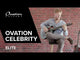 Ovation E-akustisk Gitarer Celebrity Elite Mid Cutaway - Reverse Blue Burst (CE44-RBB-G)