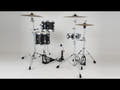 Dixon PODL520SN trommesett, satin natural lacquer