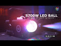 Light4Me S700 LED Ball Røykmaskin