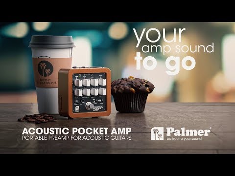 Palmer POCKET AMP ACOUSTIC – Bærbar forforsterker for akustiske strengeinstrumenter