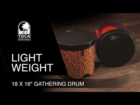 Toca Gathering Drum Freestyle II – Kente Cloth (TSSGD-18KT-SLP)
