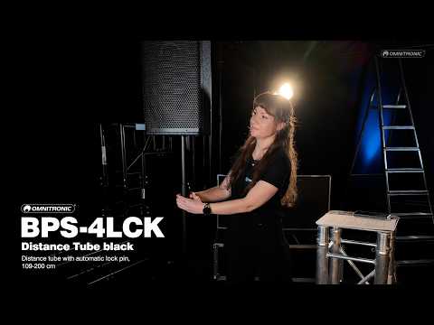 OMNITRONIC BPS-4LCK avstandsrør svart