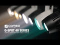 Cameo Q-SPOT 40 TW - Kompakt spot med 40 W justerbar hvit LED, utført i svart