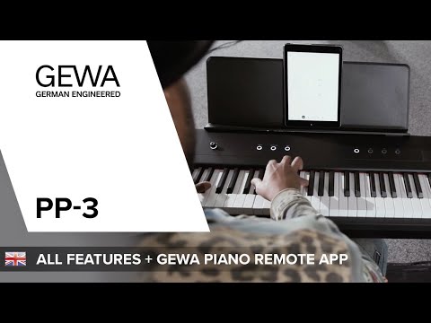 GEWA bærbart piano PP-3 - PP-3-stativ