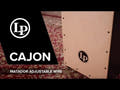 Latin Perkusjon cajon Matador justerbar wire (LP1426)